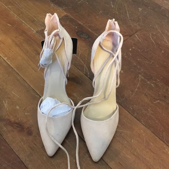 Forever 21 Shoes - Lace up high heels